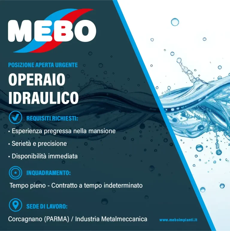 ricerca operaio idraulico